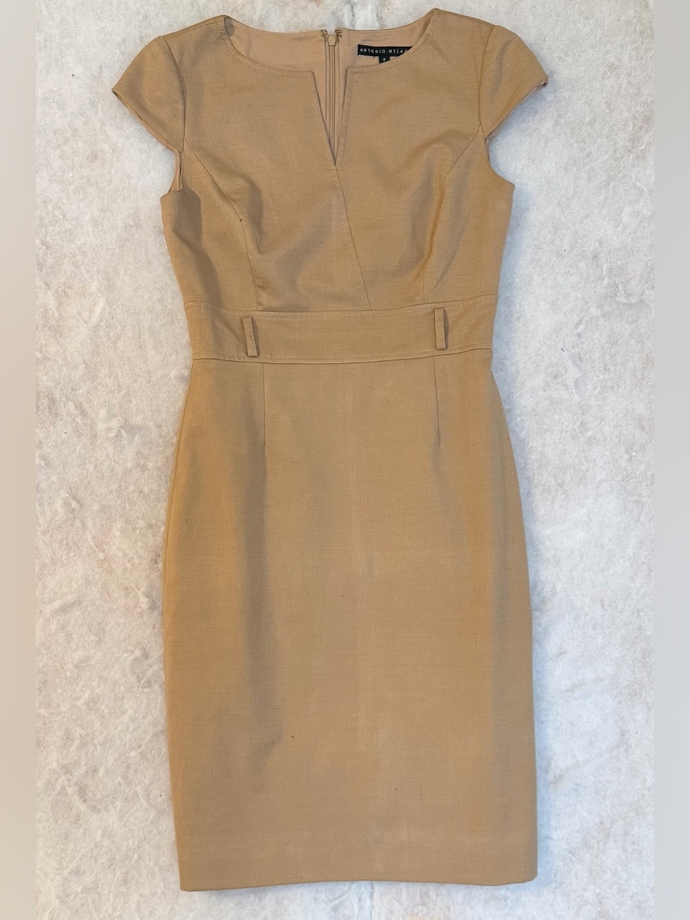 Antonio Melani Tan Sheath Dress (SKU853)